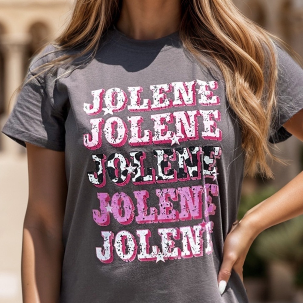 Jolene Jolene Jolene t shirt gray